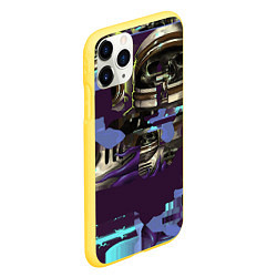 Чехол iPhone 11 Pro матовый Desolate Space CS, цвет: 3D-желтый — фото 2