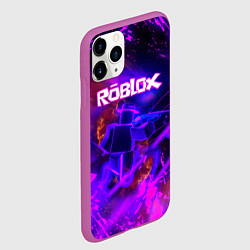 Чехол iPhone 11 Pro матовый MUSIC ROBLOX РОБЛОКС Z, цвет: 3D-фиолетовый — фото 2