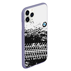 Чехол iPhone 11 Pro матовый СЛЕД БМВ BMW Z, цвет: 3D-серый — фото 2