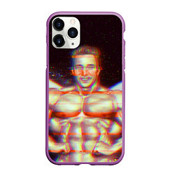 Чехол iPhone 11 Pro матовый Gachimuchi GYM, цвет: 3D-фиолетовый