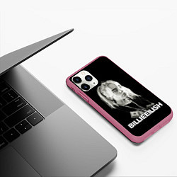 Чехол iPhone 11 Pro матовый BILLIE EILISH, цвет: 3D-малиновый — фото 2