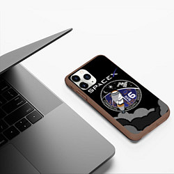 Чехол iPhone 11 Pro матовый Space X, цвет: 3D-коричневый — фото 2