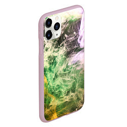 Чехол iPhone 11 Pro матовый ДЫМ SMOKE, цвет: 3D-розовый — фото 2