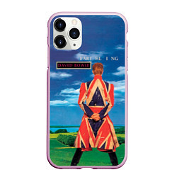 Чехол iPhone 11 Pro матовый Earthling - David Bowie, цвет: 3D-розовый