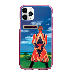 Чехол iPhone 11 Pro матовый Earthling - David Bowie, цвет: 3D-малиновый