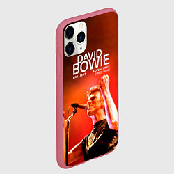 Чехол iPhone 11 Pro матовый Brilliant Live Adventures - David Bowie, цвет: 3D-малиновый — фото 2
