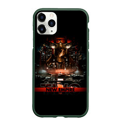 Чехол iPhone 11 Pro матовый New Empire, Vol 2 - Hollywood Undead, цвет: 3D-темно-зеленый
