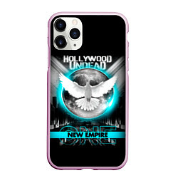 Чехол iPhone 11 Pro матовый New Empire, Vol 1 - Hollywood Undead, цвет: 3D-розовый