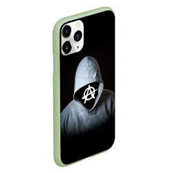 Чехол iPhone 11 Pro матовый АНАРХИЯ ANARCHY Z, цвет: 3D-салатовый — фото 2