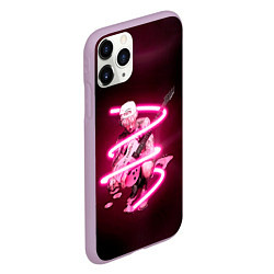 Чехол iPhone 11 Pro матовый Pink MGK, цвет: 3D-сиреневый — фото 2