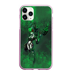 Чехол iPhone 11 Pro матовый GEARS OF WAR ШЕСТЕРЕНКИ Z, цвет: 3D-розовый