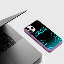 Чехол iPhone 11 Pro матовый DEAD SPACE МЁРТВЫЙ КОСМОС, цвет: 3D-фиолетовый — фото 2