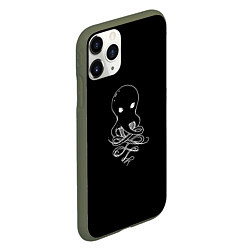 Чехол iPhone 11 Pro матовый Small Octopus, цвет: 3D-темно-зеленый — фото 2