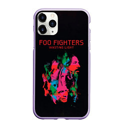 Чехол iPhone 11 Pro матовый Wasting Light - Foo Fighters, цвет: 3D-светло-сиреневый