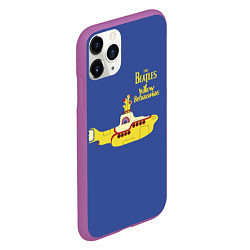 Чехол iPhone 11 Pro матовый Субмарина Битлов, цвет: 3D-фиолетовый — фото 2