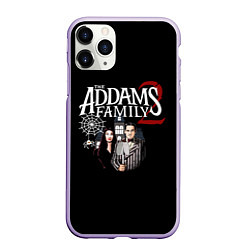 Чехол iPhone 11 Pro матовый Адамсы, цвет: 3D-светло-сиреневый