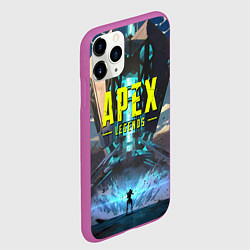 Чехол iPhone 11 Pro матовый APEX Legends boom, цвет: 3D-фиолетовый — фото 2