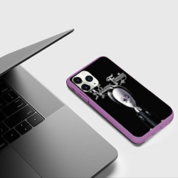 Чехол iPhone 11 Pro матовый Семейка Аддамс Addams Family, цвет: 3D-фиолетовый — фото 2