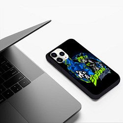 Чехол iPhone 11 Pro матовый Джолин Куджо, JoJos Bizarre Adventure, цвет: 3D-черный — фото 2