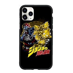 Чехол iPhone 11 Pro матовый Гвидо Миста - JoJos Bizarre Adventure, цвет: 3D-черный