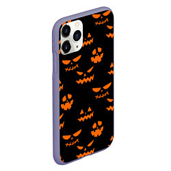 Чехол iPhone 11 Pro матовый SMILE HALLOWEEN, цвет: 3D-серый — фото 2