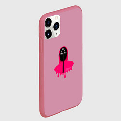 Чехол iPhone 11 Pro матовый Сотрудник, цвет: 3D-малиновый — фото 2
