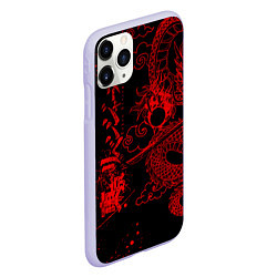 Чехол iPhone 11 Pro матовый ТОКИЙСКИЕ МСТИТЕЛИ КРАСНЫЙ ДРАКОН, цвет: 3D-светло-сиреневый — фото 2