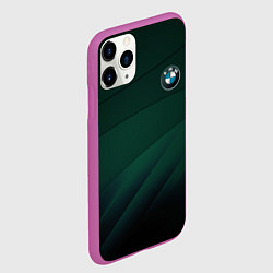 Чехол iPhone 11 Pro матовый GREEN BMW, цвет: 3D-фиолетовый — фото 2