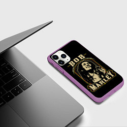 Чехол iPhone 11 Pro матовый Great Bob, цвет: 3D-фиолетовый — фото 2