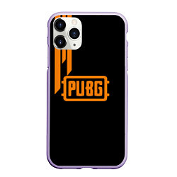 Чехол iPhone 11 Pro матовый PUBG ПУБГ, цвет: 3D-светло-сиреневый