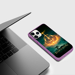 Чехол iPhone 11 Pro матовый Elden Ring Game Art, цвет: 3D-фиолетовый — фото 2