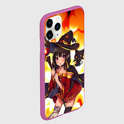 Чехол iPhone 11 Pro матовый MeguminYunyun, цвет: 3D-фиолетовый — фото 2