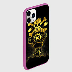 Чехол iPhone 11 Pro матовый ONE PIECE ВАН ПИС GOLDEN, цвет: 3D-фиолетовый — фото 2