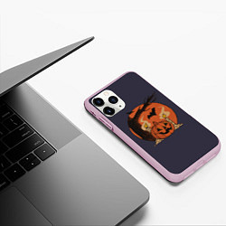 Чехол iPhone 11 Pro матовый Night of Fear Mystic Sunset, цвет: 3D-розовый — фото 2