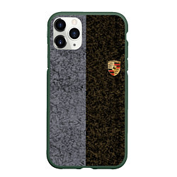 Чехол iPhone 11 Pro матовый Полярность металлических цветов, цвет: 3D-темно-зеленый