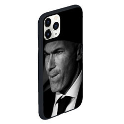 Чехол iPhone 11 Pro матовый Зинедин Зидан Zinedin Zidan, цвет: 3D-черный — фото 2