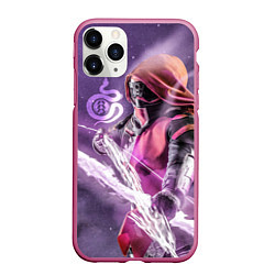 Чехол iPhone 11 Pro матовый DESTINY 2 HUNTER LOGO, цвет: 3D-малиновый