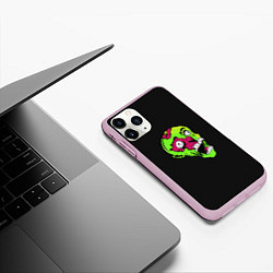 Чехол iPhone 11 Pro матовый Undead Cartoon Style, цвет: 3D-розовый — фото 2