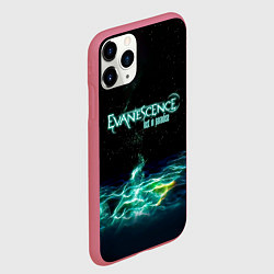 Чехол iPhone 11 Pro матовый Evanescence lost in paradise, цвет: 3D-малиновый — фото 2