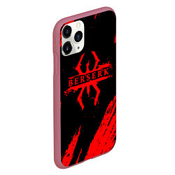 Чехол iPhone 11 Pro матовый Берсерк - Berserk, цвет: 3D-малиновый — фото 2