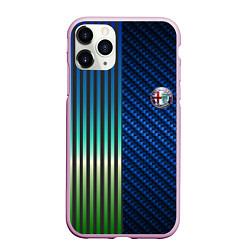Чехол iPhone 11 Pro матовый Фантазия на тему Alfa-Romeo, цвет: 3D-розовый