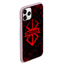 Чехол iPhone 11 Pro матовый BERSERK logo elements, цвет: 3D-розовый — фото 2