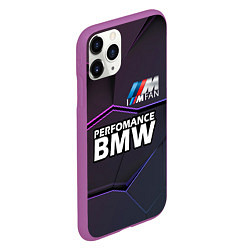 Чехол iPhone 11 Pro матовый BMW Perfomance, цвет: 3D-фиолетовый — фото 2