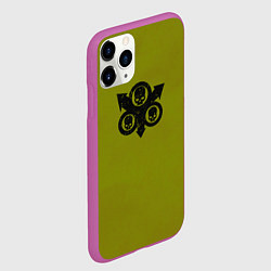 Чехол iPhone 11 Pro матовый Гвардия Смерти после Ереси цвет легиона, цвет: 3D-фиолетовый — фото 2