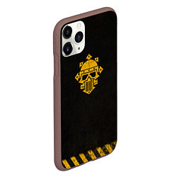 Чехол iPhone 11 Pro матовый Железные Воины после Ереси цвет легиона, цвет: 3D-коричневый — фото 2