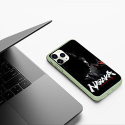 Чехол iPhone 11 Pro матовый Naraka bladepoint, цвет: 3D-салатовый — фото 2