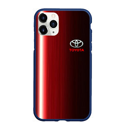 Чехол iPhone 11 Pro матовый Toyota В полоску