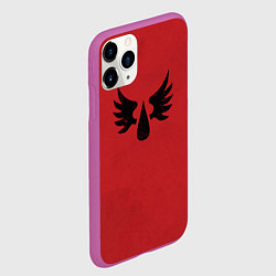 Чехол iPhone 11 Pro матовый Кровавые ангелы цвет легиона 9, цвет: 3D-фиолетовый — фото 2