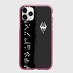 Чехол iPhone 11 Pro матовый THE ELDER SCROLLS SKYRIM FUS RO DAH, цвет: 3D-малиновый