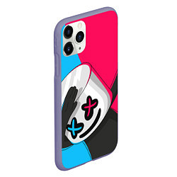 Чехол iPhone 11 Pro матовый New Marshmello, цвет: 3D-серый — фото 2